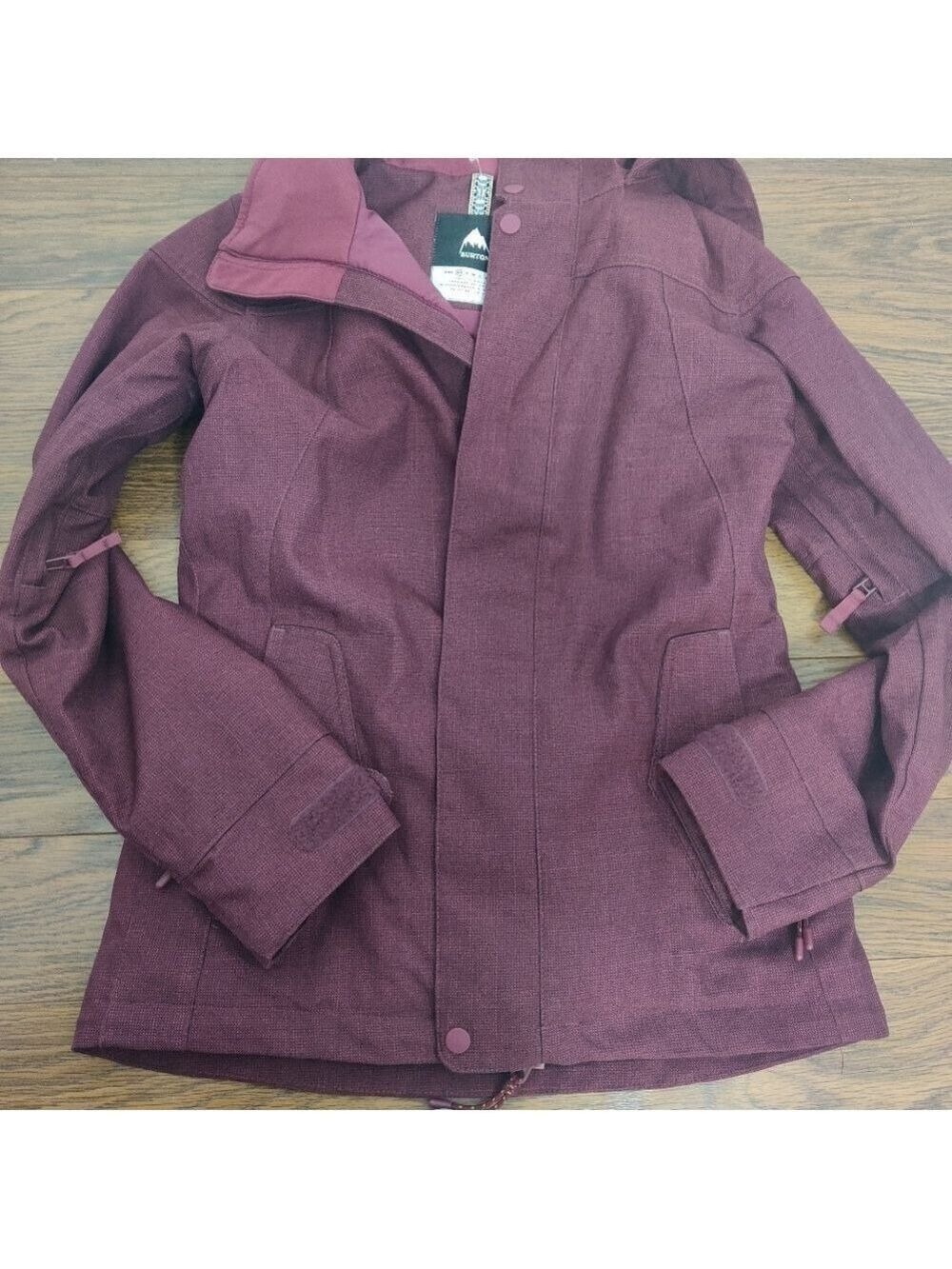 Burton Jet Set Maroon Snowboard Ski Jacket DRYRIDE ThermacoreEco Small 0401 - Picture 12 of 15